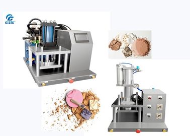単一キャビティ型が付いている実験室のタイプ粉のケーキの化粧品の粉の出版物機械